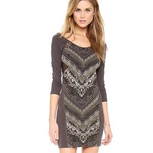 Free People raisin combo out of Africa dress